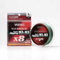 VARIVAS Avani Jigging 10X10 Max PE X8 Zsinór - 200 m, #1.0, 20.2 lb, 10 m x 10, Színes