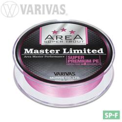 VARIVAS Trout Area Master Limited PE Zsinór - 75 m, #0.175, 5.5 lb, Tournament Pink