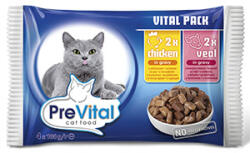 PreVital Vital Pack cu pui cu pui și vițel 4 x 100 g