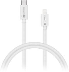 CONNECT IT Wirez kábel USB-C -> Lightning, 27 W, 1 m, FEHÉR (CCA-4110-WH)