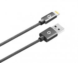 ALIGATOR PREMIUM 2A kábel, Lightning 2m, fekete (DATKP21)