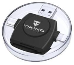 Viking Technology MEMORY CARD READER V4 USB3.0 4V1 fekete (VR4V1B)