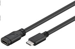 PremiumCord USB-C hosszabbító kábel (USB 3.1 generáció 1), C/M - C/F, 2m (ku31mf2)
