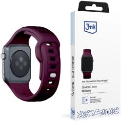 3mk szilikon óraszíj az Apple 38/40/41 mm-es órájához, eperfa (5903108565639)