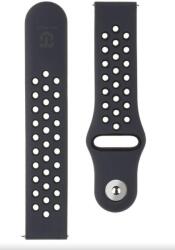 TACTICAL 856 Dupla szilikon szíj 20mm fekete (8596311245312)