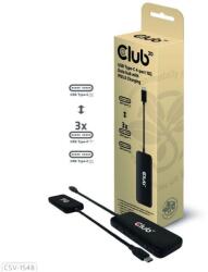 Club 3D Club3D hub 1xUSB-C és 4xUSB-C között, 10 Gbps port, PD 3.0 (CSV-1548)
