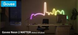 Govee Neon MATTER LED sarokléc 5m - RGBIC (H66412D1)