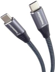 PremiumCord USB-C kábel (USB 3.2 Gen2x2, 5A, 100W, 20Gbit/s) 3m, szürke (ku31cr3)