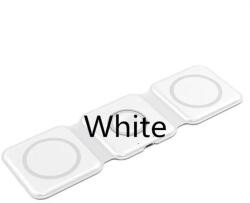 1stCOOL 3 az 1-ben vezeték nélküli hordozható QI töltő, MagSafe, USB-C, Fehér (W07 White)