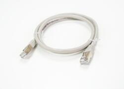 LYNX CS LYNX patch kábel Cat5E, FTP - 1m, szürke (eladó 10 db) (PK-FTP5E-010-GREY)