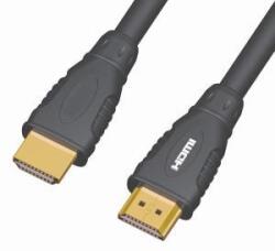 PremiumCord kábel HDMI A - HDMI A M/M 15m, arany színű (kphdmi15)