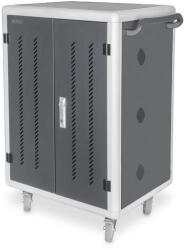 ASSMANN Töltőkocsi laptopokhoz/tabletekhez 15, 6"-ig, USB-C, 30x töltőalap, PDU, ventilátor, 1260x824x650 mm (DN-45006)