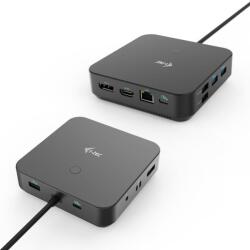 i-tec USB-C HDMI Dual DP dokkolóállomás Power Delivery 100 W (C31TRIPLE4KDOCKPDPRO)
