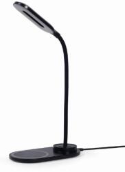 Gembird vezeték nélküli QI töltő, 10W, LED világítással, fekete színű (TA-WPC10-LED-01)