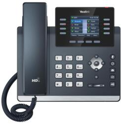 Yealink SIP-T44U SIP telefon, PoE, 2, 8" 320x240 LCD kijelző, 21 vonal, 2xUSB (SIP-T44U)
