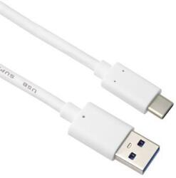 PremiumCord USB-C USB 3.0 A (USB 3.1 generáció 2, 3A, 10Gbit/s) 0.5m fehér (ku31ck05w)
