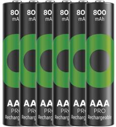 GP Batteries GP Újratölthető akkumulátor. ReCyko Pro AAA (HR03) 800mAh - 6 db (1032126080)