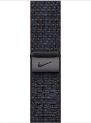 Apple Watch Acc/42/Fekete/Kék Nike Sport Loop óra (MYJA3ZM/A)