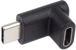 PremiumCord USB-C USB-C adapter, 90°-ban hajlított (kur31-34)