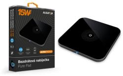 ALIGATOR Vezeték nélküli töltő Alligator Pure-Pad 15W, fekete (CHQ004)