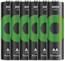 GP Batteries GP Újratölthető akkumulátor. ReCyko Pro AA (HR6) 2000mAh - 6 db (1032226200)