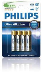 Philips elemek AAA ExtremeLife , lúgos - 4db (LR03E4B/10)