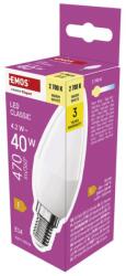 EMOS LED CLS gyertya 4, 2W(40W) 470lm E14 WW (1525731236)