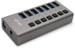 i-tec USB 3.0 töltő HUB 7 port hálózati adapter 36 W (U3CHARGEHUB7)