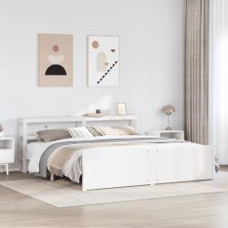 vidaXL fehér ágykeret fejtámlával matrac nélkül 200x200 cm (3306030)
