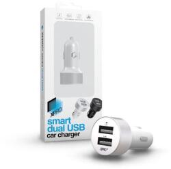 XPRO Smart Dual USB szivargyújtós töltő fehér (115806) (115806)