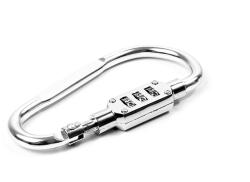 AGA Karabiner kódzárral 9x4, 8 cm AGA DS4552-SIL - Ezüst (K20193) - inlea