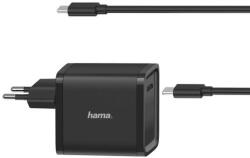 Hama hama200005 Hama 200005 "PD" USB Type-C univerzális hálózati töltő fekete (hama200005)