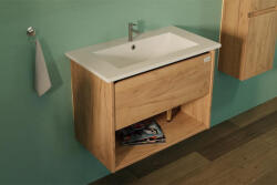 TMP cabinets NORD CRAFT 60 fali függesztett fürdőszobabútor - SKY E-8099-60 porcelán mosdóval- 61 x 46 cm (83401285) - gardenet