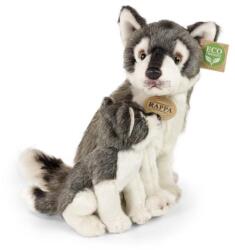Rappa Műanyag farkas kölyökkel 27cm ECO-FRIENDLY (RP320109)