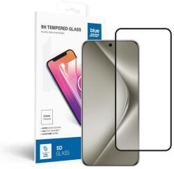Blue Orange Temp-glass631273762481 Huawei Pura 70 Pro Karcálló, ütésálló kijelzővédő üvegfólia, fekete kerettel, 5D, 9H tempered glass, törlőkendővel, átlátszó (Temp-glass631273762481)