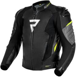Rebelhorn Veloce motoros bőrkabát fekete-szürke-fluo sárga - motozem - 126 970 Ft