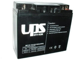 Zselés Akkumulátor Akku UPS Power 12V 18Ah zselés akkumulátor (MC18-12) - haztartasibolt