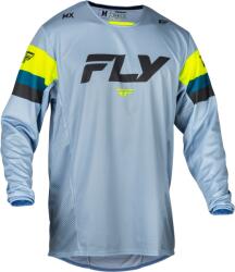 FLY Racing Kinetic Prix 2024 motocross mez szürke-fluo sárga kiárusítás