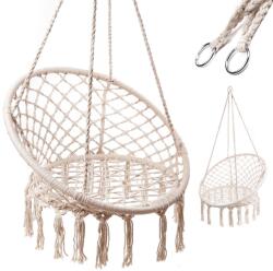  Függőhinta, függőszék, 80cm, ekrü (KX7629)