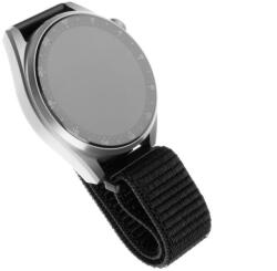 FIXED Nylon szíj Smartwatch 20mm széles, Fekete