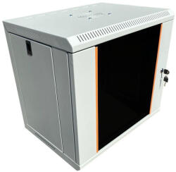 Techson 540 x 400 x 9U, 19" fali rackszekrény (rack_tc_54x40x9u_fehér)