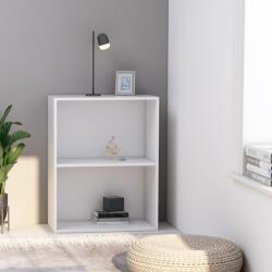 vidaXL fehér szerelt fa könyvespolc 60x30x76, 5 cm (800963)