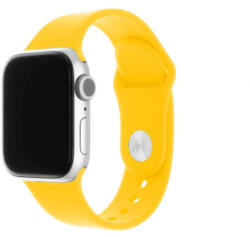 FIXED Szilikon szíj Apple Watch 38/40/41 mm, Sárga