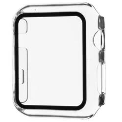 FIXED védőtok edzett üveggel Apple Watch 40mm órához, átlátszó