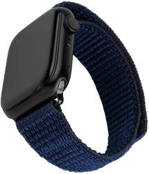 FIXED nylon sportos óraszíj Apple Watch Ultra 49mm-es okosórához, sötétkék FIXNST2-1029-DBL