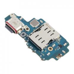 Samsung S908 Galaxy S22 Ultra 5G töltő csatlakozós panel sim kártya olvasóval (usb c) Service Pack, GH96-14802A