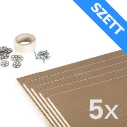 MAGNUM heating U-HEAT polisztirol szigetelőlap szett 10 mm - 3 m2 / 60 x 100 cm (630112)