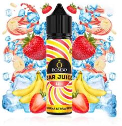 Longfill Bombo Bar Juice Banana Strawberry Ice 12ml (735942229218)