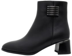 Epica Botine dama, Epica, K3K350033-01-N-Negru, elegant, piele naturala, cu toc, negru (Marime: 39)