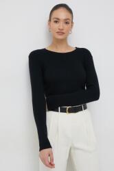 Benetton pamut pulóver könnyű, női, fekete - fekete S - answear - 12 990 Ft